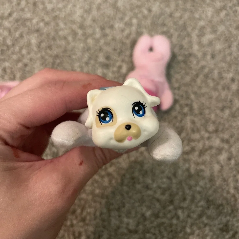 Puppy Surprise Puppies Dog Plush Stuffed Animal‎ LOT Pink White Part Replacement